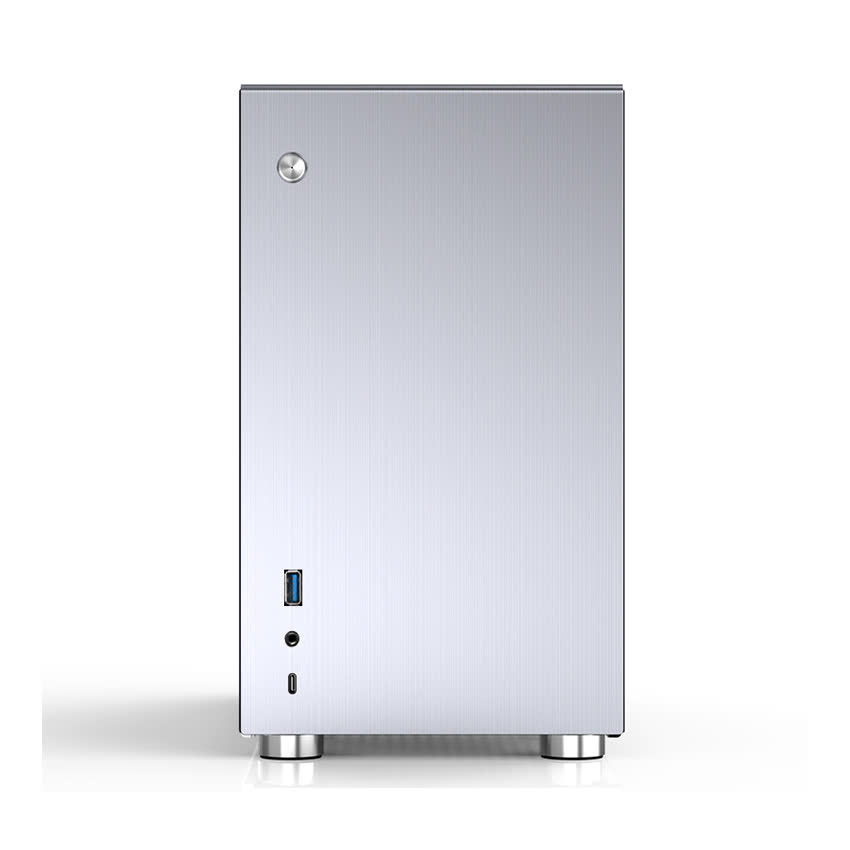 Vỏ Case Jonsbo V10-G  Silver (Mini Tower/Màu Bạc)