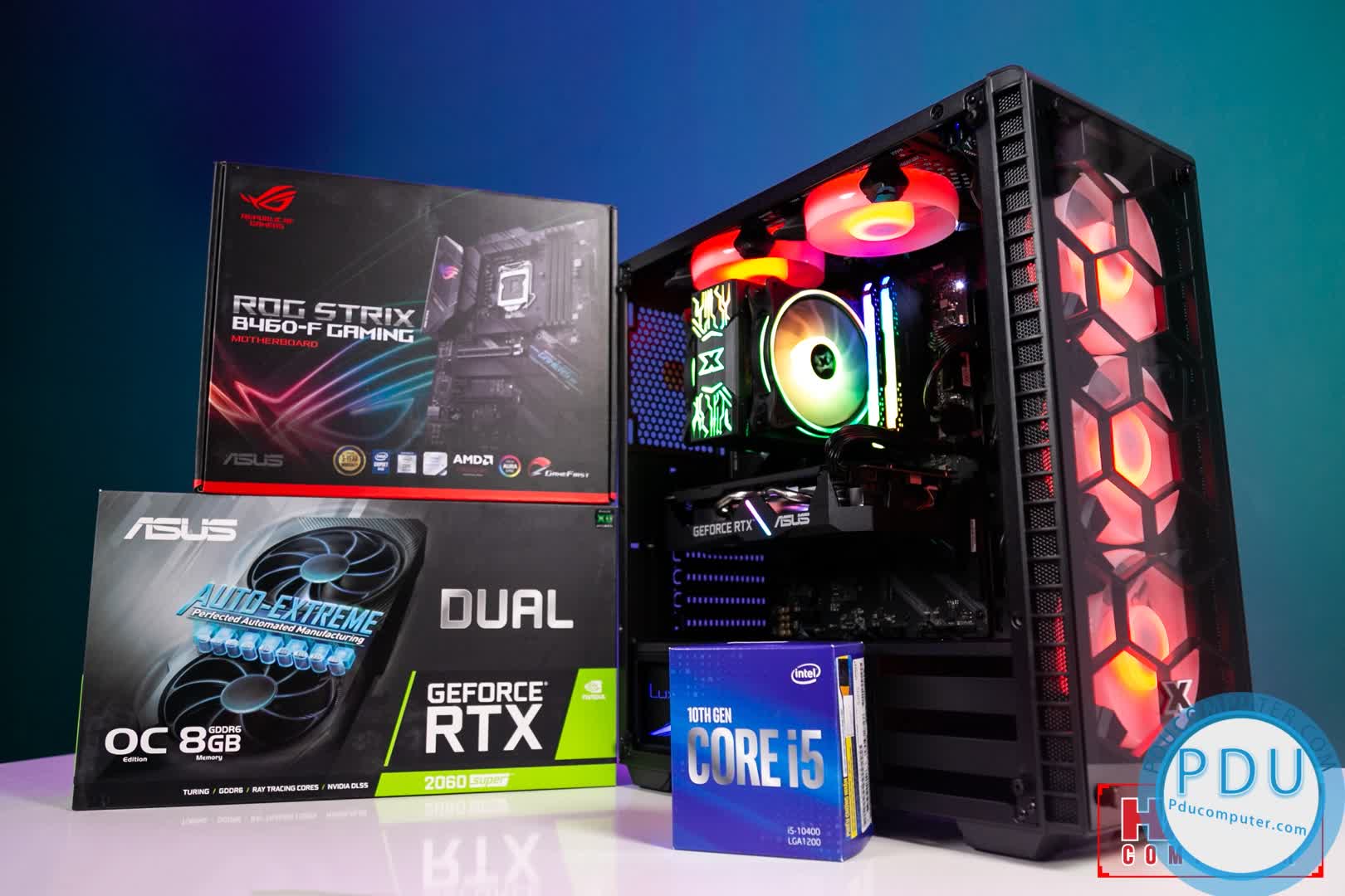 Vỏ case máy tính Xigmatek VENOM (Màu Đen/No Fan)