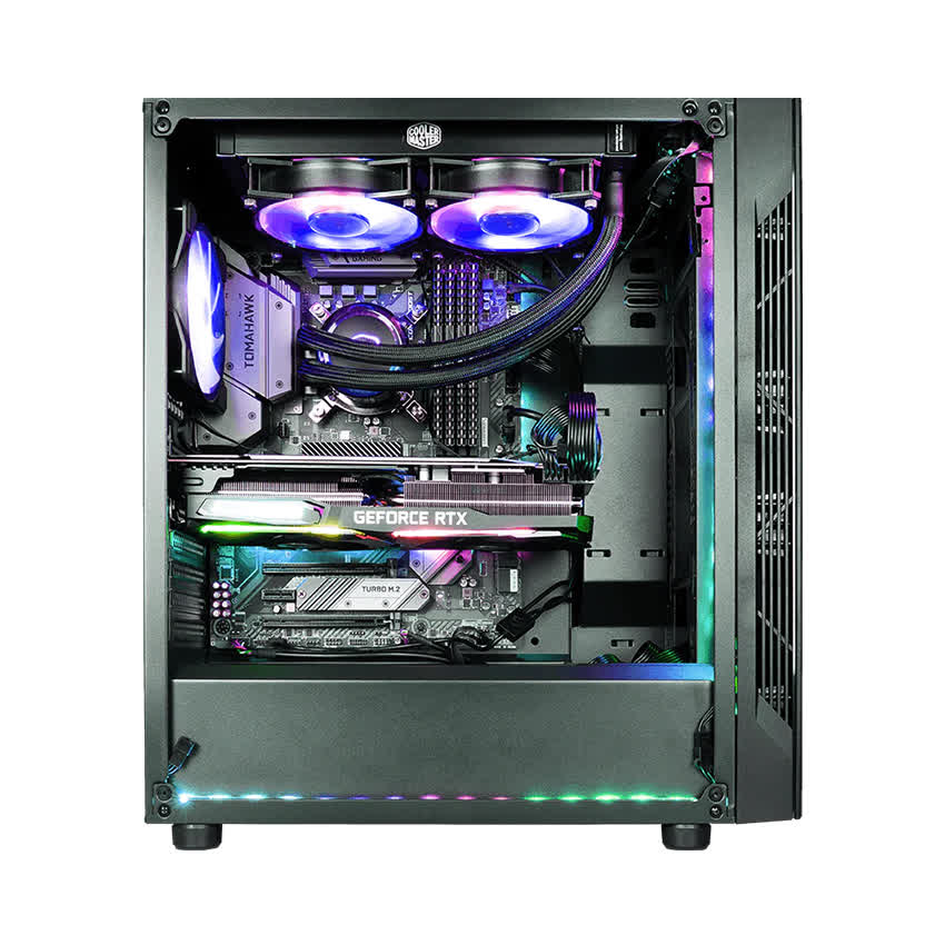 Vỏ Case MSI MAG VAMPIRIC 010M CHASSIS ( Mid Tower/Màu Đen/Led)