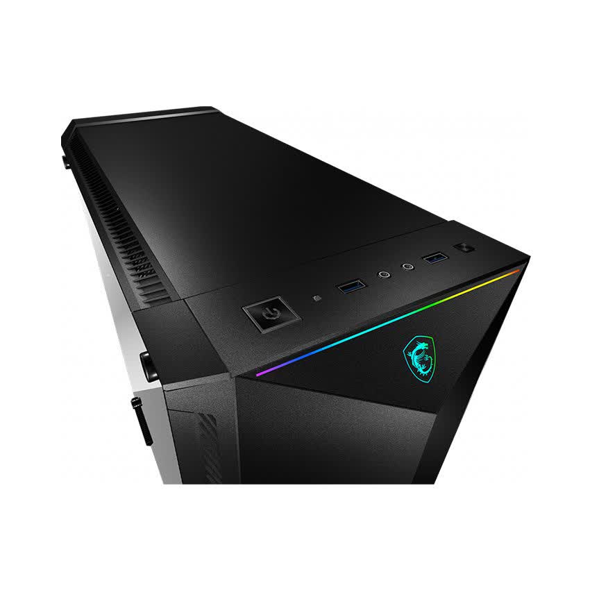 Vỏ Case MSI MPG GUNGNIR 100 RGB Tempered Glasses (Mid Tower/Màu Đen/Led RGB)