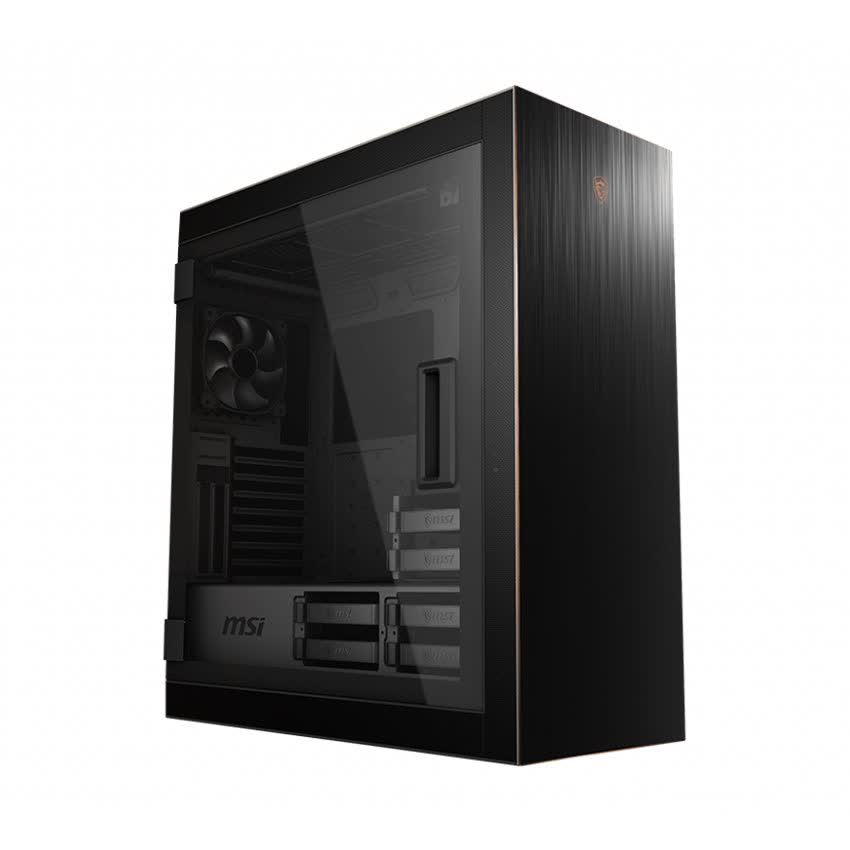 Vỏ Case MSI MPG SEKIRA 500G Tempered Glasses Aluminum chassis (Mid Tower/Màu Đen)