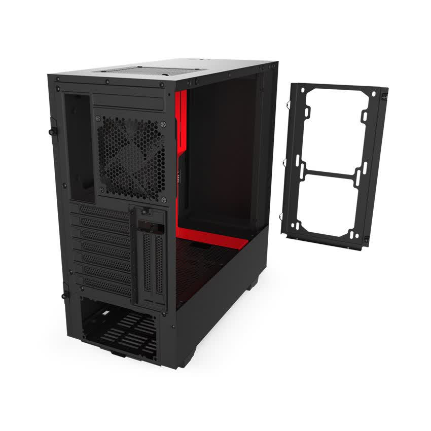 Vỏ Case NZXT H510i (Mid Tower/Màu Đen/Đỏ)