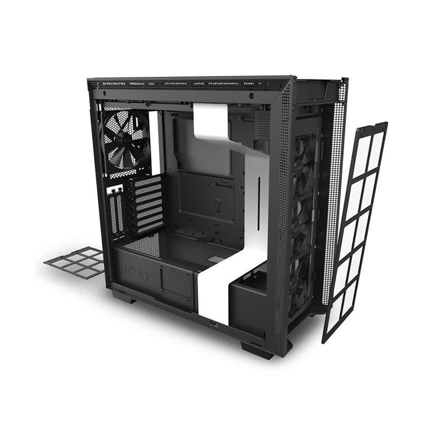 Vỏ Case NZXT H710i SMART Case (Mid Tower/Màu Trắng)