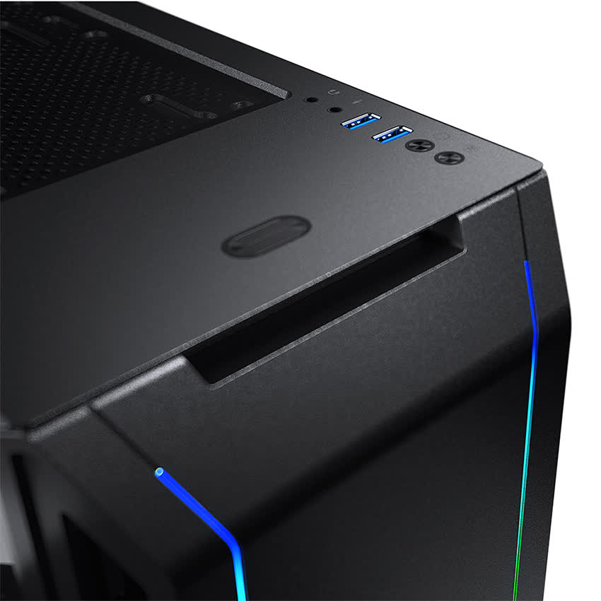 Vỏ Case Phanteks Eclipse P350X Tempered Glass, DRGB, Black (Mid Tower/Màu Đen)