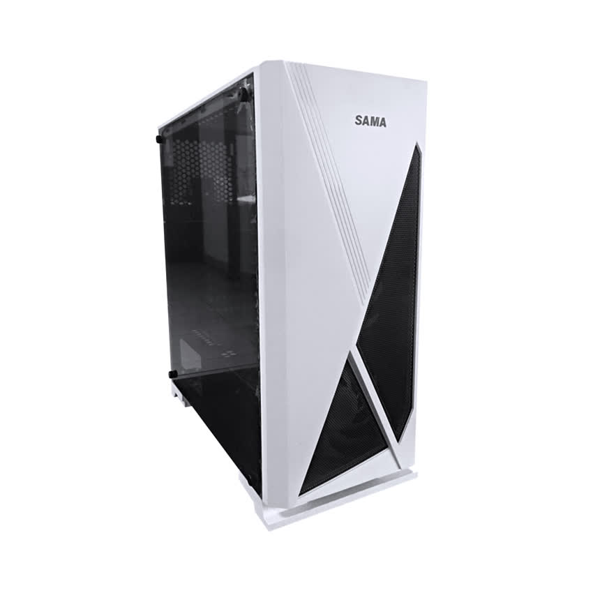 Vỏ Case SAMA Jazovo plus XII White (Mid Tower/Màu Trắng)