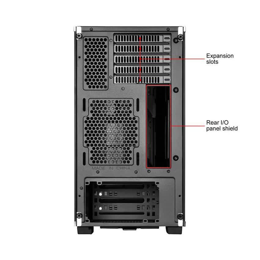 Vỏ Case SilverStone LUCID SERIES LD01 (Mid Tower/Màu Đen) SST-LD01