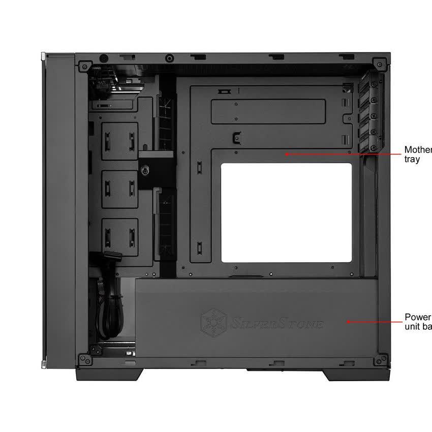 Vỏ Case SilverStone LUCID SERIES LD01 (Mid Tower/Màu Đen) SST-LD01