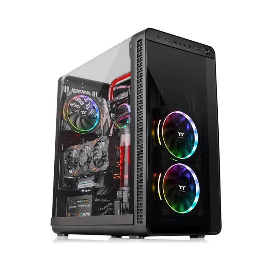 Vỏ Case Thermaltake View 37   (Mid Tower/Màu Đen/Led RGB Edition)