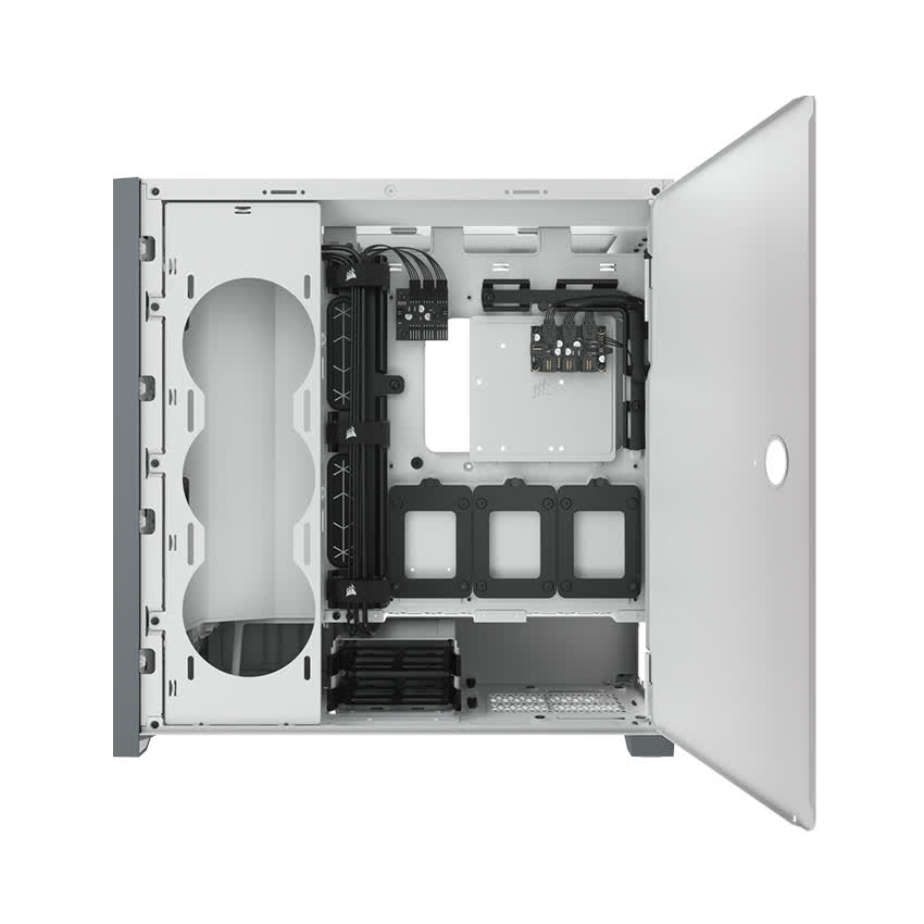 Vỏ máy tính Corsair iCUE 5000X RGB TG White