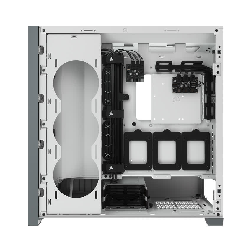 Vỏ máy tính Corsair iCUE 5000X RGB TG White