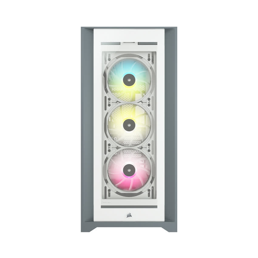 Vỏ máy tính Corsair iCUE 5000X RGB TG White