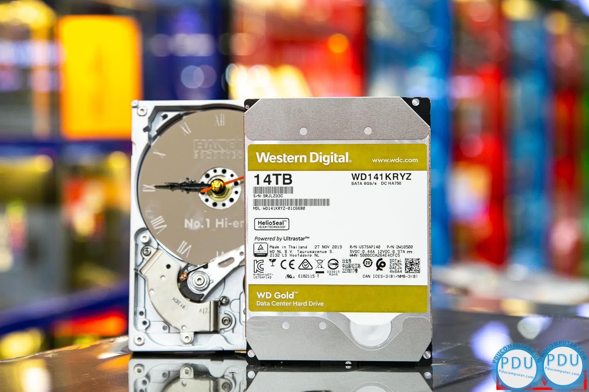 HDD WD Gold (14TB/3.5/SATA 3/256MB Cache/7200RPM) (WD141KRYZ)