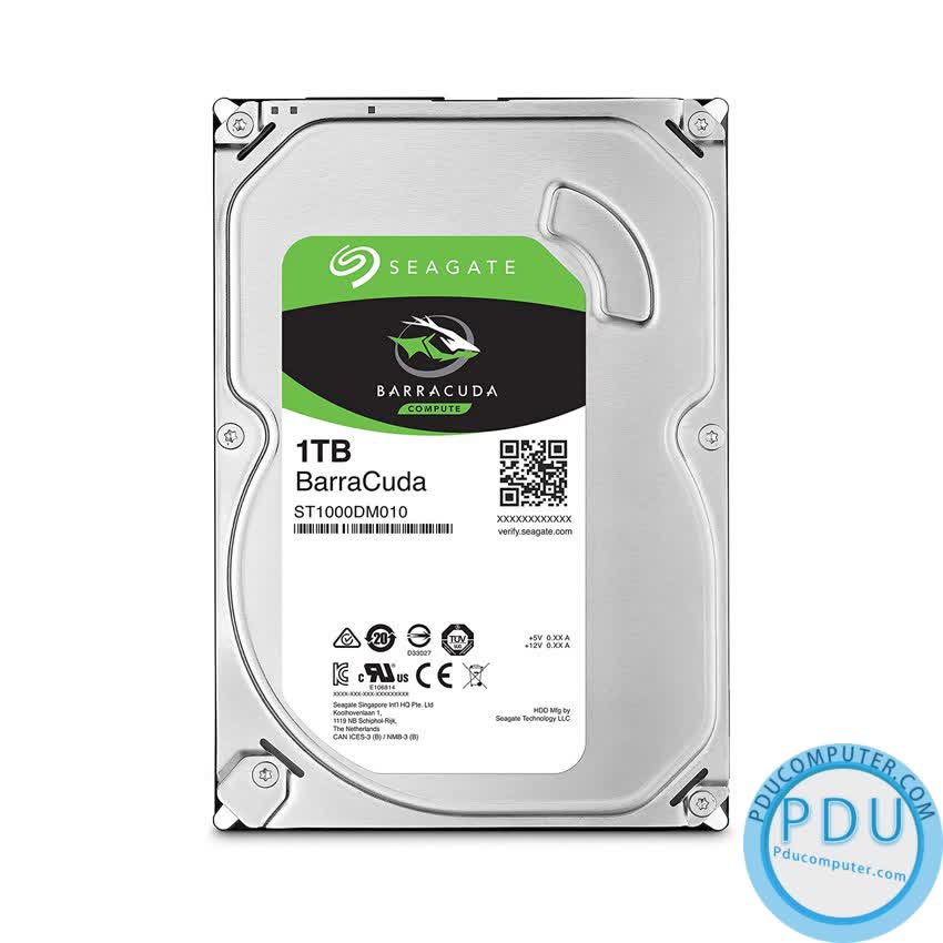 Ổ cứng HDD Seagate 1TB 3.5 inch 7200RPM, SATA3 6GB/s, 64MB Cache - (ST1000DM010)