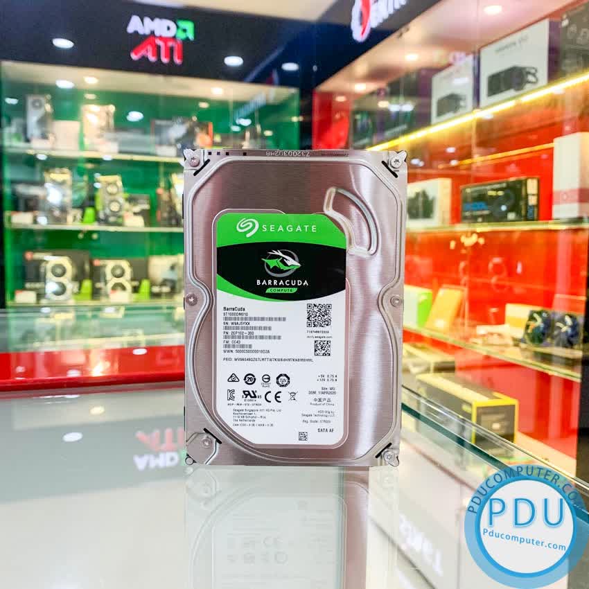 Ổ cứng HDD Seagate 1TB 3.5 inch 7200RPM, SATA3 6GB/s, 64MB Cache - (ST1000DM010)