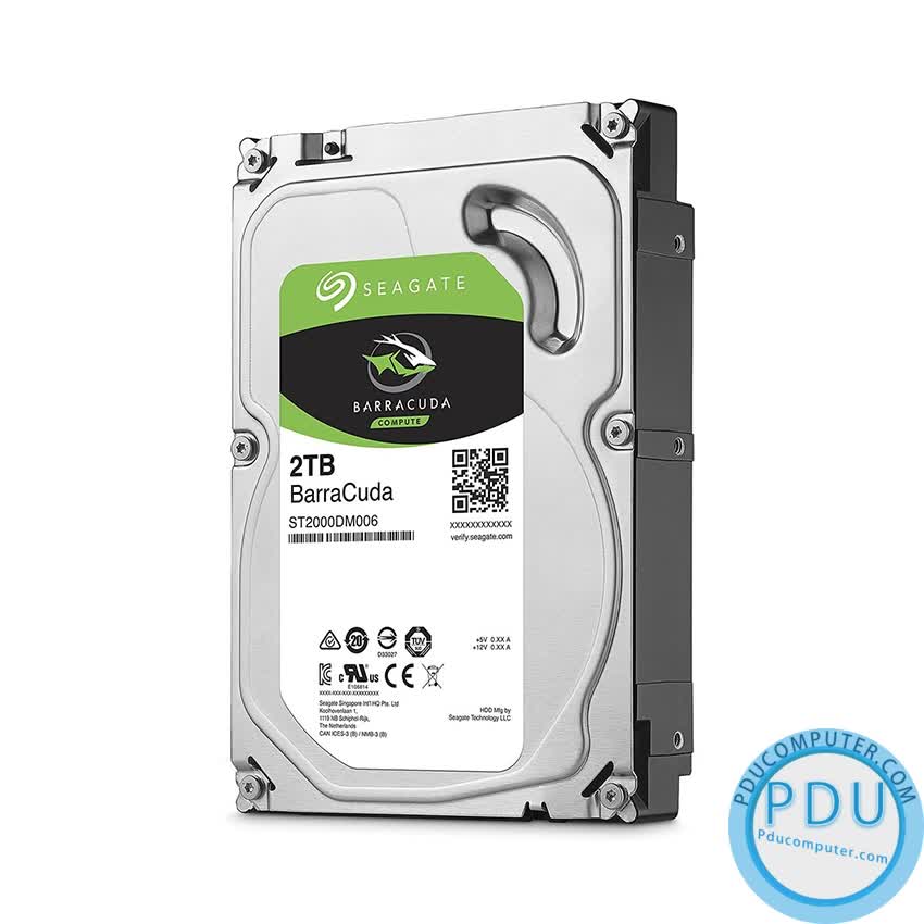 Ổ cứng HDD Seagate Barracuda 2TB 3.5 inch 7200RPM, SATA3 6GB/s, 256MB Cache - (ST2000DM008)