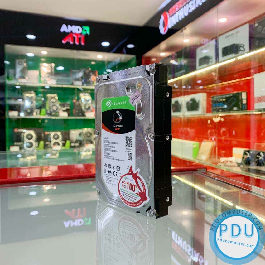 Ổ cứng HDD Seagate IRONWOLF 4TB 3.5 inch , 5900RPM, SATA3, 64MB Cache (ST4000VN008)