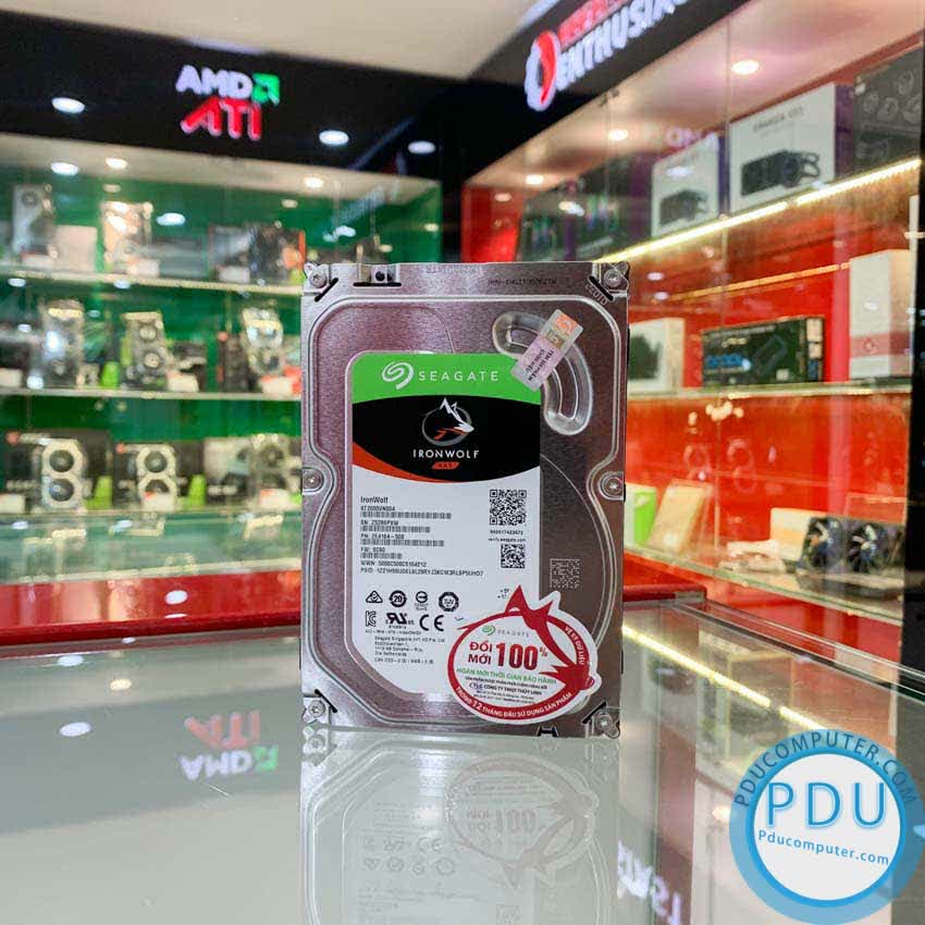 Ổ cứng HDD Seagate IRONWOLF 4TB 3.5 inch , 5900RPM, SATA3, 64MB Cache (ST4000VN008)