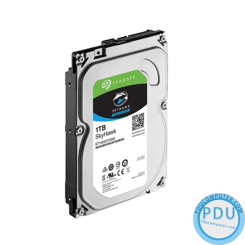 Ổ cứng HDD Seagate SkyHawk 1TB 3.5 inch 5900RPM, SATA3 6GB/s, 64MB Cache - (ST1000VX005)