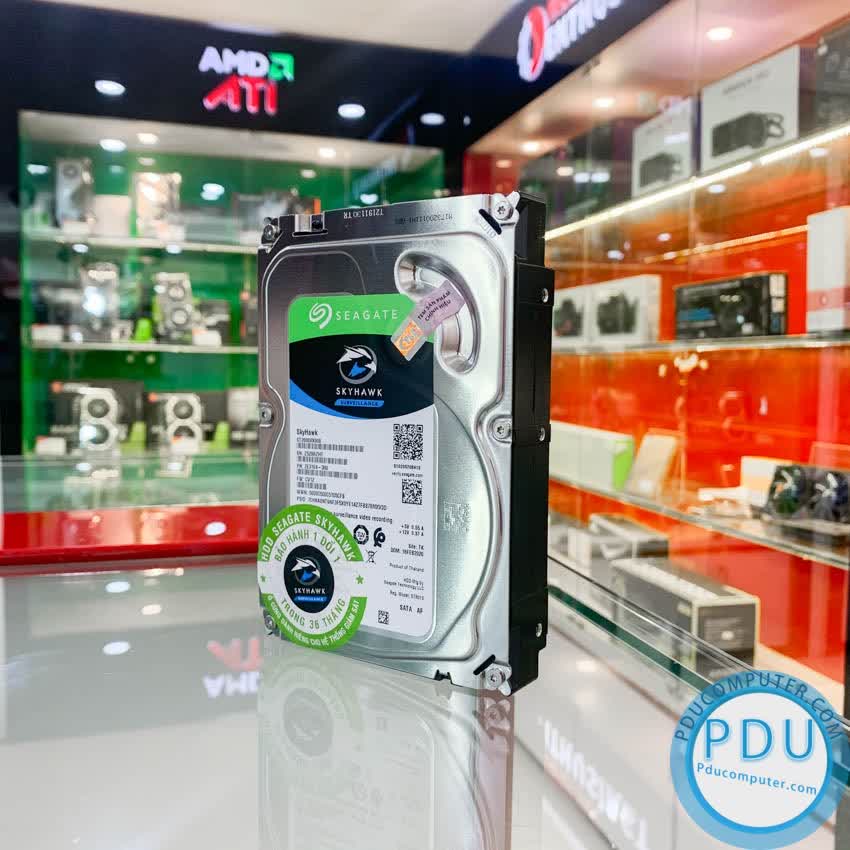 Ổ cứng HDD Seagate SkyHawk 1TB 3.5 inch 5900RPM, SATA3 6GB/s, 64MB Cache - (ST1000VX005)