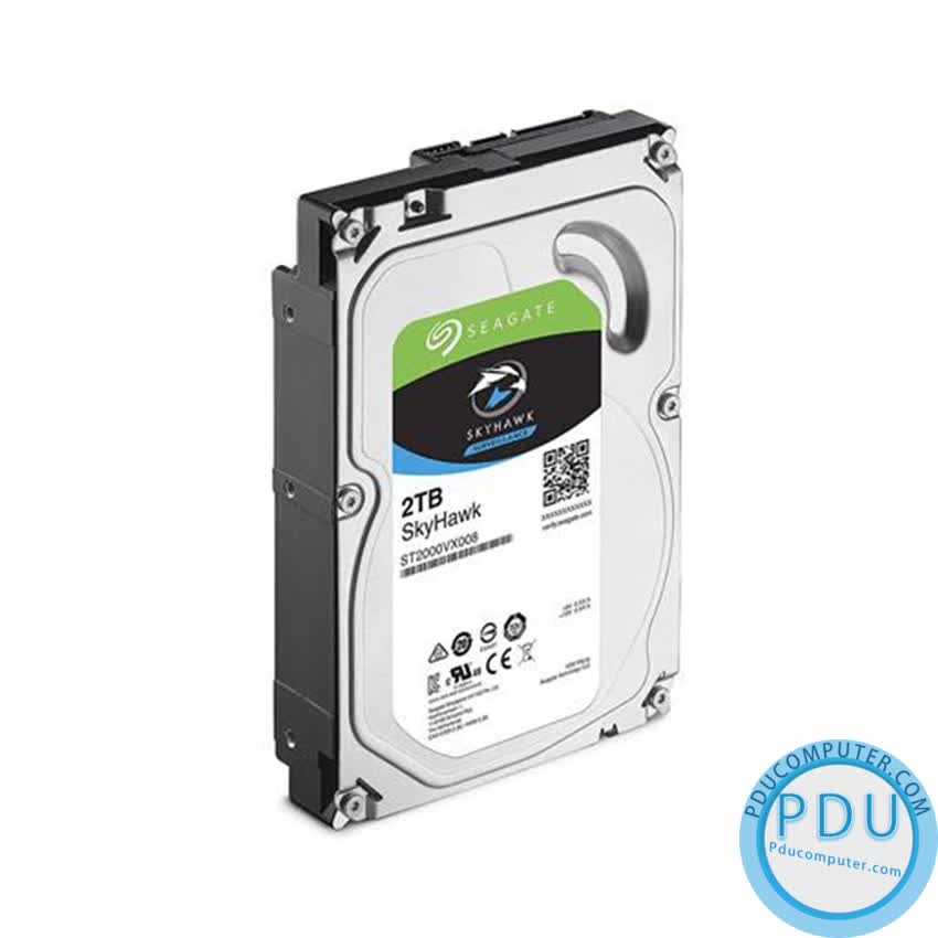 Ổ cứng HDD Seagate SkyHawk SURVEILLANCE 2TB 3.5 inch 5900RPM, SATA3 6GB/s, 64MB Cache - (ST2000VX008)