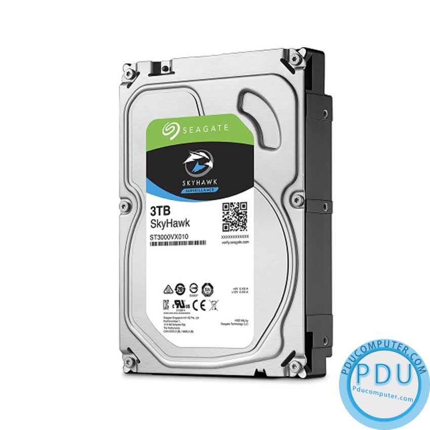 Ổ cứng HDD Seagate SkyHawk SURVEILLANCE 3TB 3.5 inch 5400RPM, SATA3 6GB/s, 64MB Cache