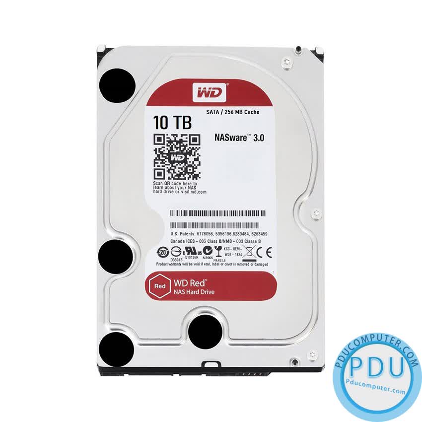 Ổ cứng HDD WD Red 10TB 3.5 Inch 5400RPM Sata3 6Gb/s 256MB Cache