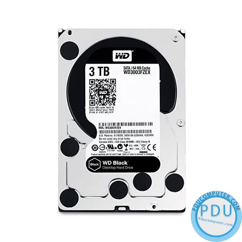 Ổ cứng HDD Western Caviar Black 3TB 3.5inch, 7200Rpm, SATA3 6Gb/s, 64MB Cache