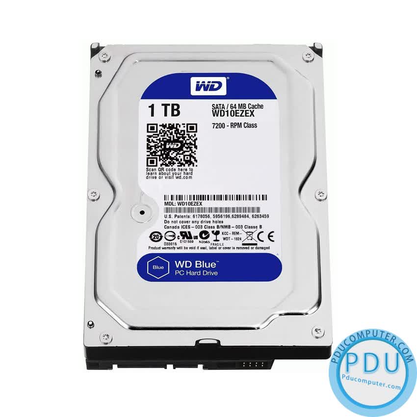 Ổ cứng HDD Western Caviar Blue 1TB 3.5 inch 7200RPM, SATA3 6Gb/s, 64MB Cache