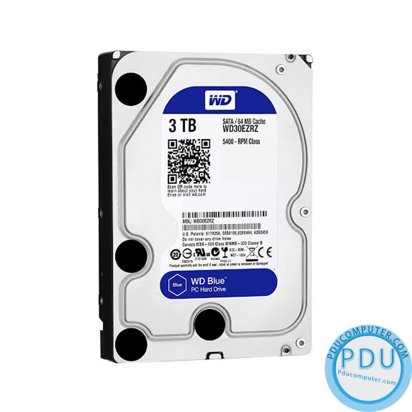 Ổ cứng HDD Western Caviar Blue 3TB 3.5 inch 5400RPM, SATA3 64Gb/s, 64MB Cache