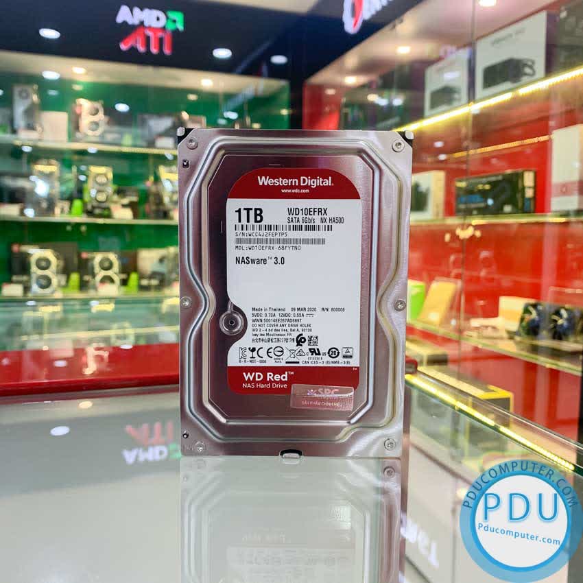 Ổ cứng HDD Western Caviar Red 1TB 3.5 inch 5400RPM, SATA3 6Gb/s, 64MB Cache
