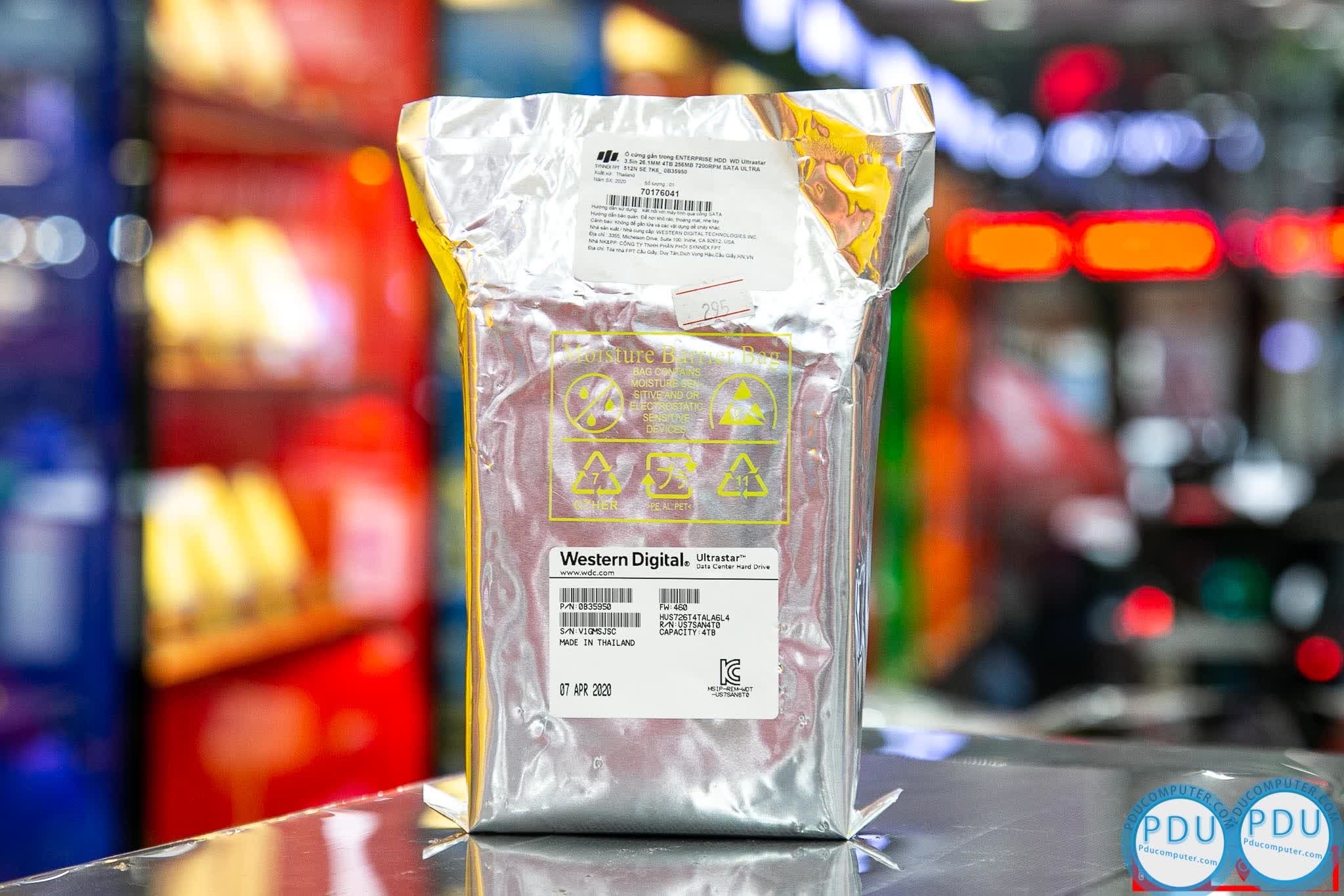 Ổ cứng HDD Western Enterprise Ultrastar DC HC310 4TB 3.5 inch SATA3 6GB/s 7200RPM, 256MB Cache - (HUS726T4TALA6L4)