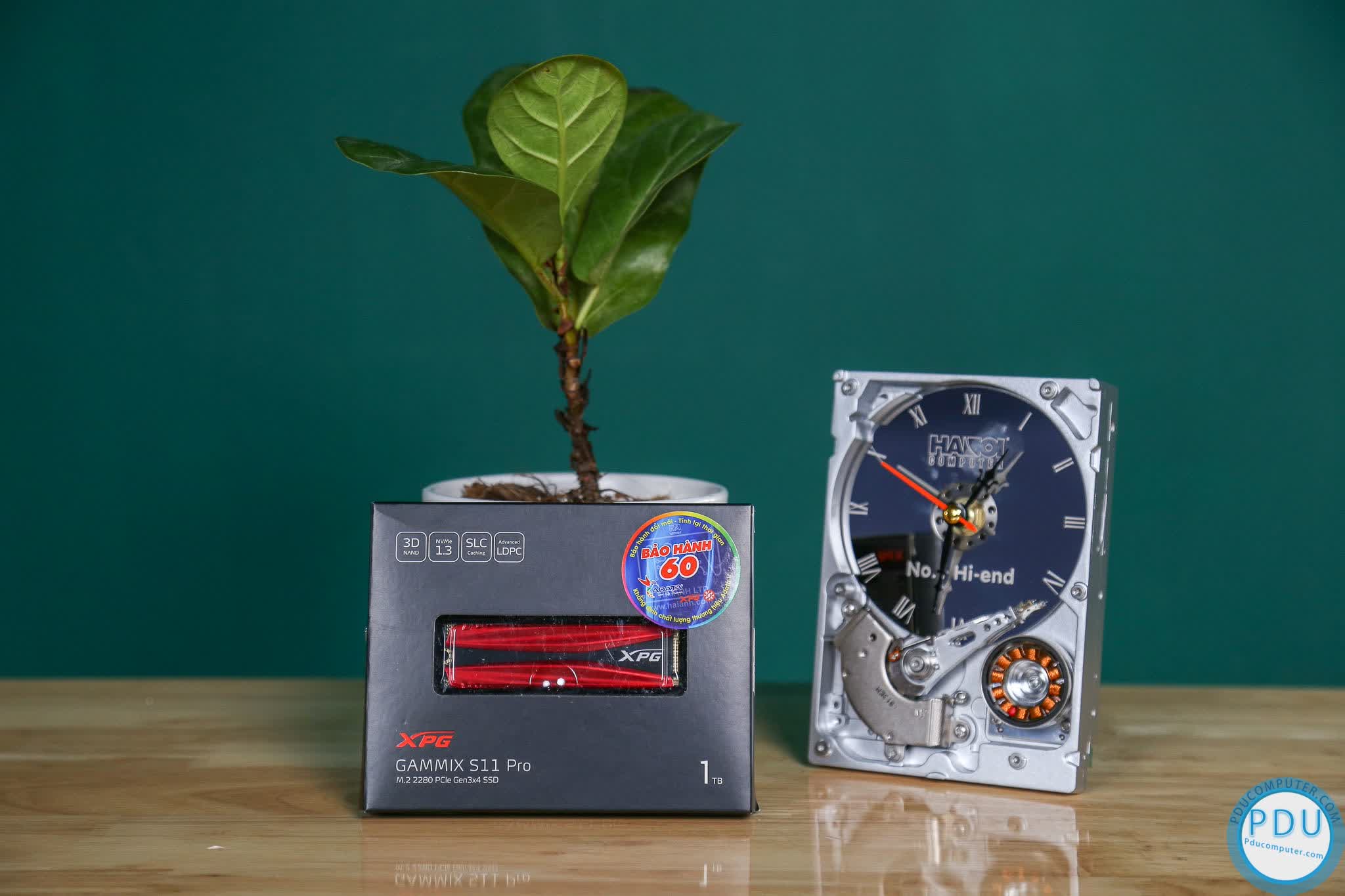 Ổ cứng SSD Adata GAMMIX S11 Pro 1TB M.2 2280 PCIe NVMe Gen 3x4 (Đọc 3500MB/s - Ghi 3000MB/s)-(AGAMMIXS11P-1TT-C )