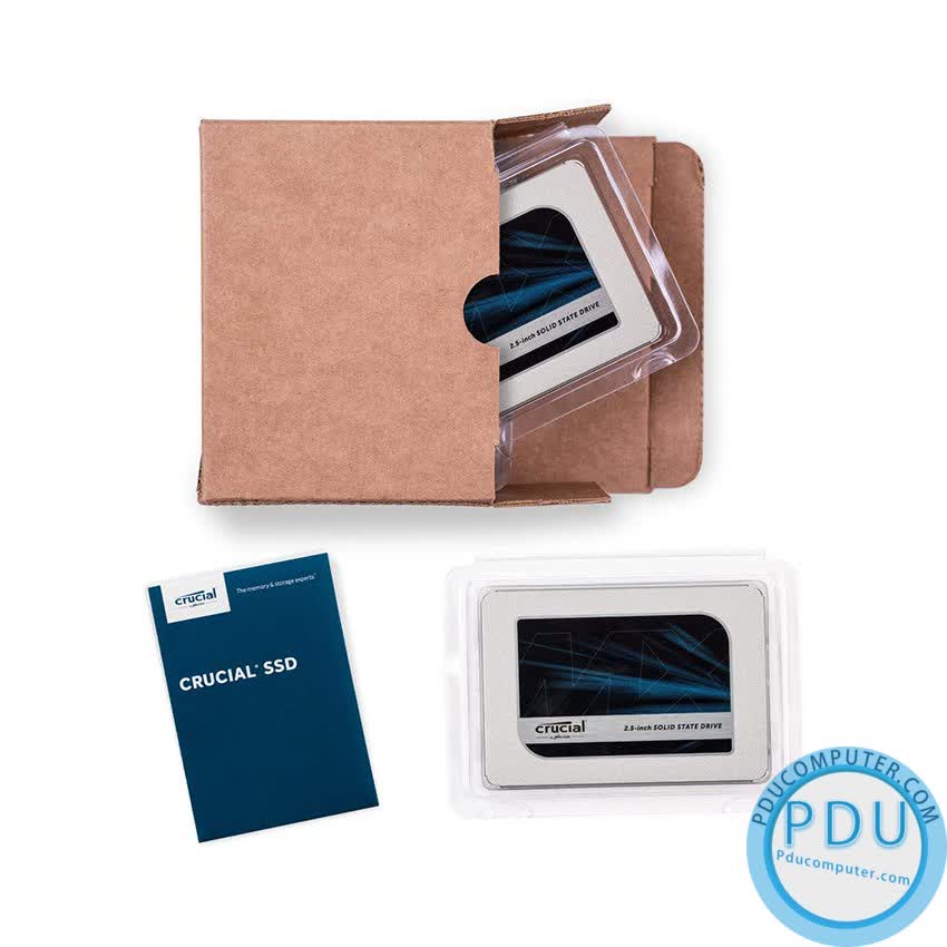 Ổ cứng SSD Crucial MX500 250GB 2.5 inch SATA3 (Đọc 560MB/s - Ghi 510MB/s) - (CT250MX500SSD1)