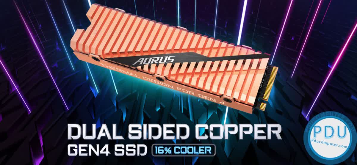 Ổ cứng SSD Gigabyte AORUS 500GB M.2 2280 PCIe NVMe Gen 4x4 (Đọc 5000MB/s - Ghi 2500MB/s) - (GP-ASM2NE6500GTTD)