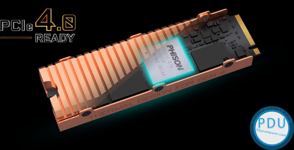 Ổ cứng SSD Gigabyte AORUS 500GB M.2 2280 PCIe NVMe Gen 4x4 (Đọc 5000MB/s - Ghi 2500MB/s) - (GP-ASM2NE6500GTTD)