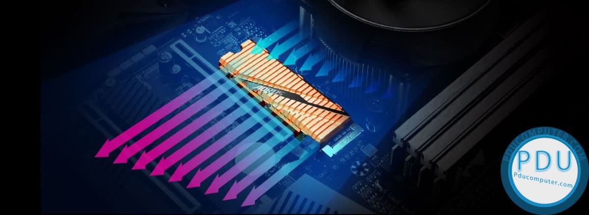 Ổ cứng SSD Gigabyte AORUS 500GB M.2 2280 PCIe NVMe Gen 4x4 (Đọc 5000MB/s - Ghi 2500MB/s) - (GP-ASM2NE6500GTTD)