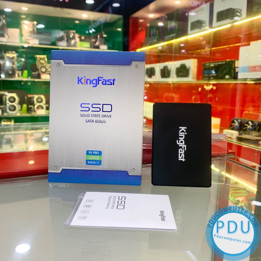 Ổ cứng SSD Kingfast F6 Pro 120GB 2.5 inch SATA3 (Đọc 550MB/s - Ghi 450MB/s)