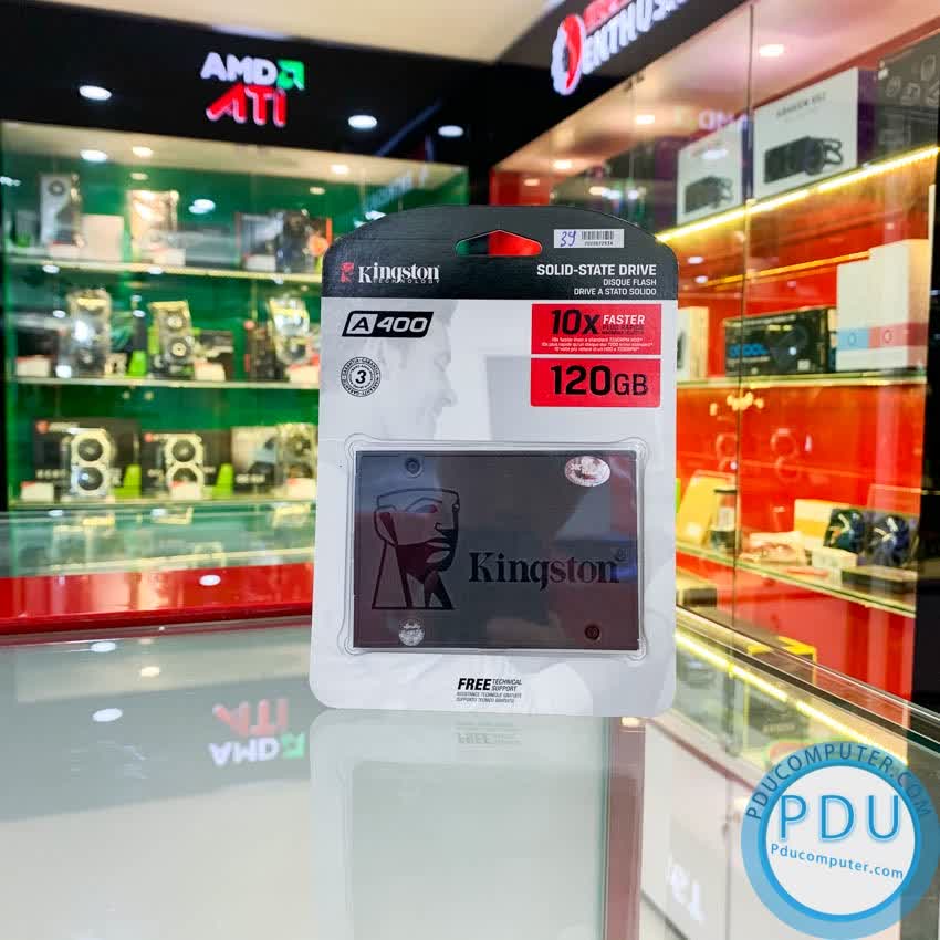 Ổ cứng SSD Kingston A400 120GB 2.5 inch SATA3 (Đọc 500MB/s - Ghi 320MB/s) - (SA400S37/120G)