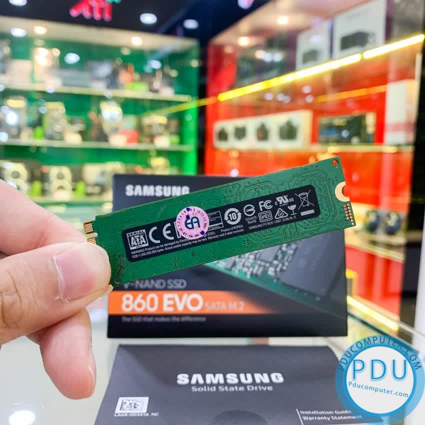Ổ cứng SSD Samsung 860 EVO 1TB M.2 2280 (Đọc 540MB/s - Ghi 520MB/s)