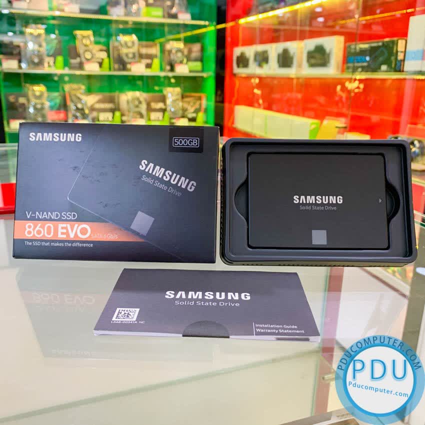 Ổ cứng SSD Samsung 860 EVO 500GB 2.5 inch SATA3 (Đọc 550MB/s - Ghi 520MB/s)
