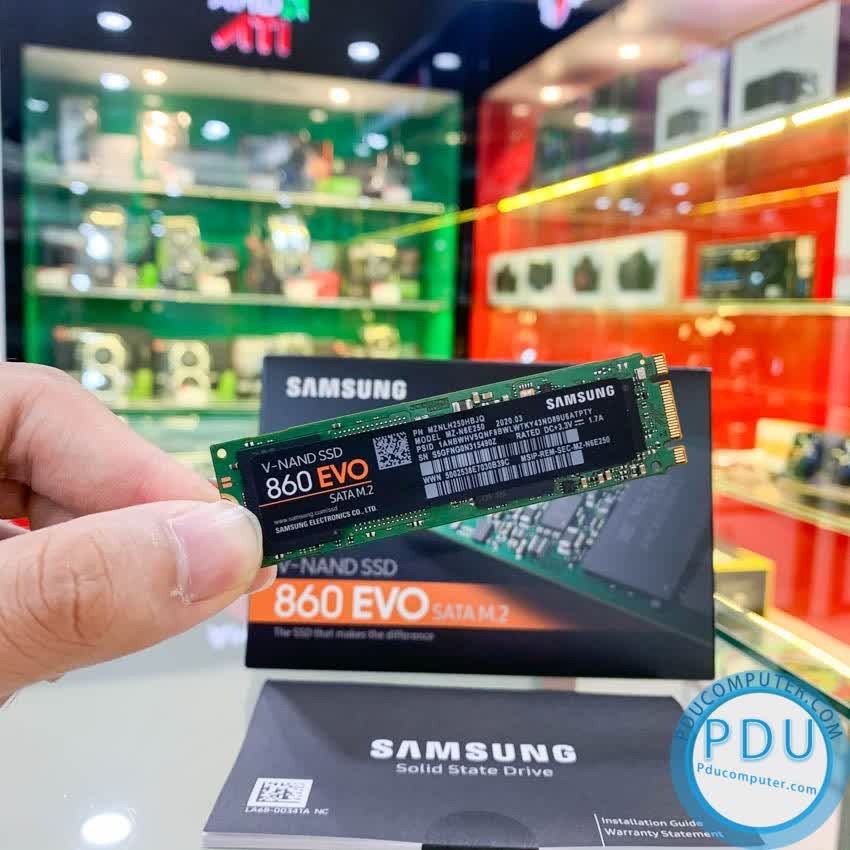 Ổ cứng SSD Samsung 860 EVO 500GB M.2 2280 (Đọc 540MB/s - Ghi 520MB/s)