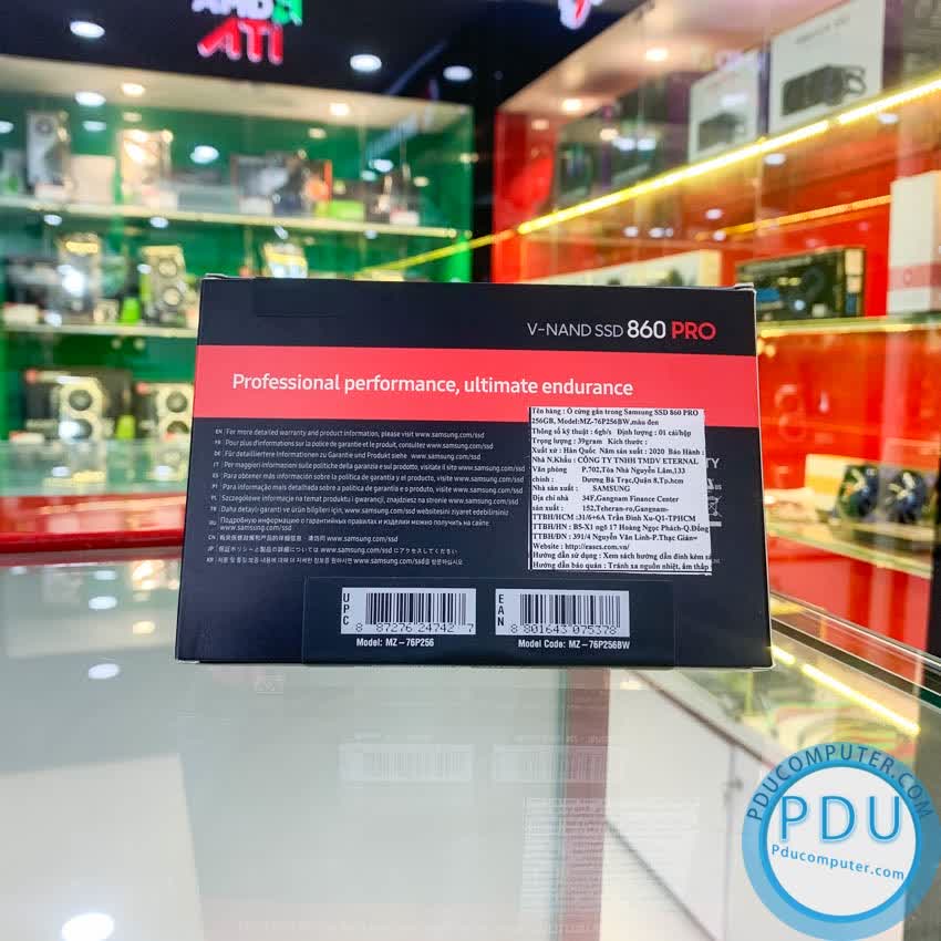 Ổ cứng SSD Samsung 860 PRO 1TB 2.5 inch SATA3 (Đọc 560MB/s - Ghi 530MB/s)