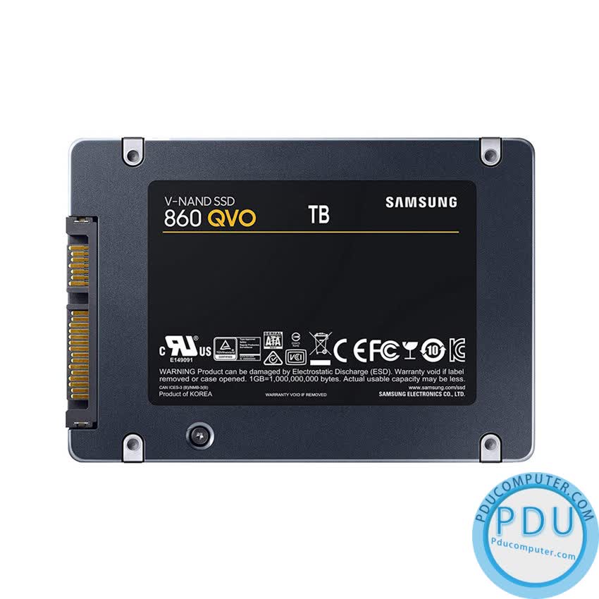 Ổ cứng SSD Samsung 860 QVO 1TB 2.5 inch SATA3 (Đọc 550Mb/s - Ghi 520Mb/s) - (MZ-76Q1TOBW)