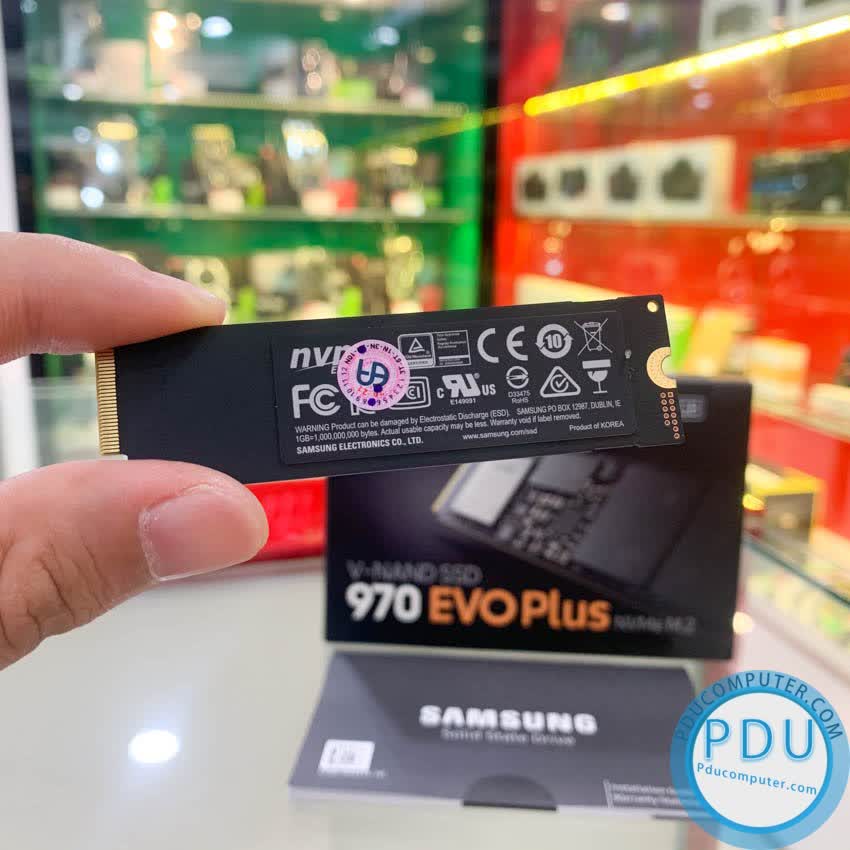 Ổ cứng SSD Samsung 970 EVO Plus 500GB M.2 PCIe NVMe 3x4 (Đọc 3500MB/s - Ghi 2300MB/s) - (MZ-V7S500BW)
