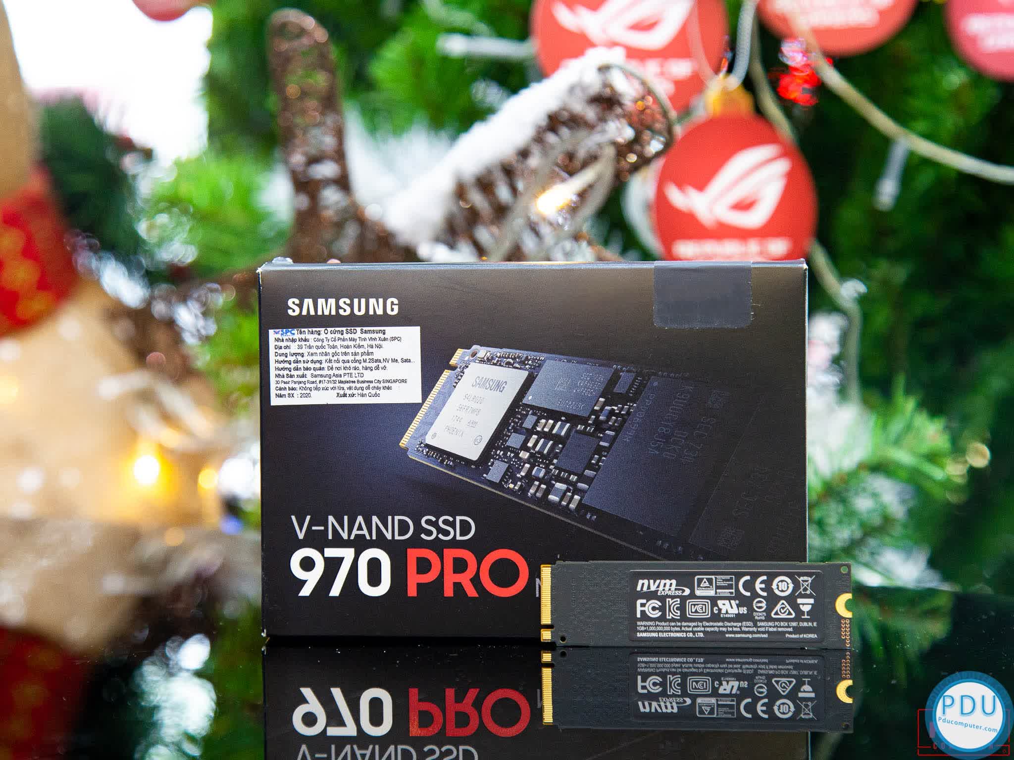 Ổ cứng SSD Samsung 970 PRO 1TB M.2 2280 PCIe NVMe 3x4 (Đọc 3500MB/s - Ghi 2700MB/s)