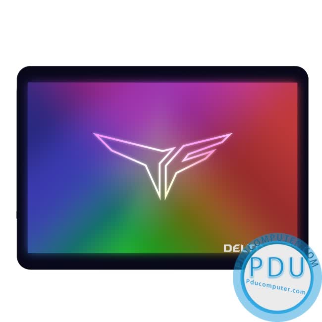 Ổ cứng SSD Team T-Force Delta Max RGB 250GB 2.5 inch SATA3 (Đọc 560MB/s - Ghi 500MB/s) - (T253TM250G3C302)