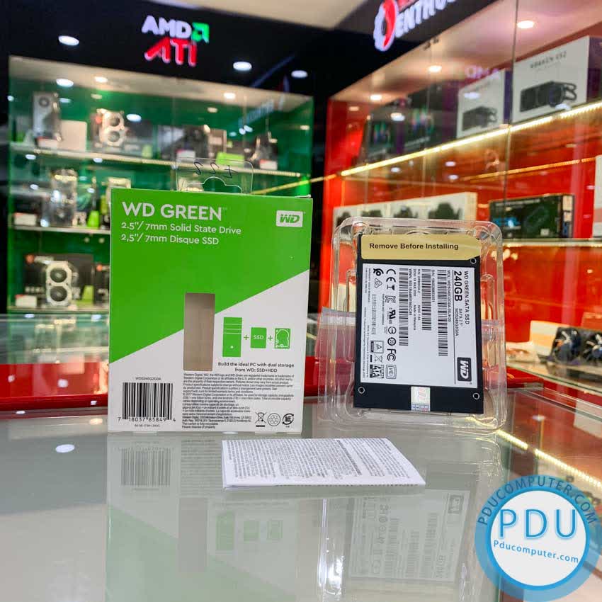 Ổ cứng SSD WD Green 120GB SATA 2.5 inch (Đọc 545MB/s - Ghi 430MB/s) - (WDS120G2G0A)