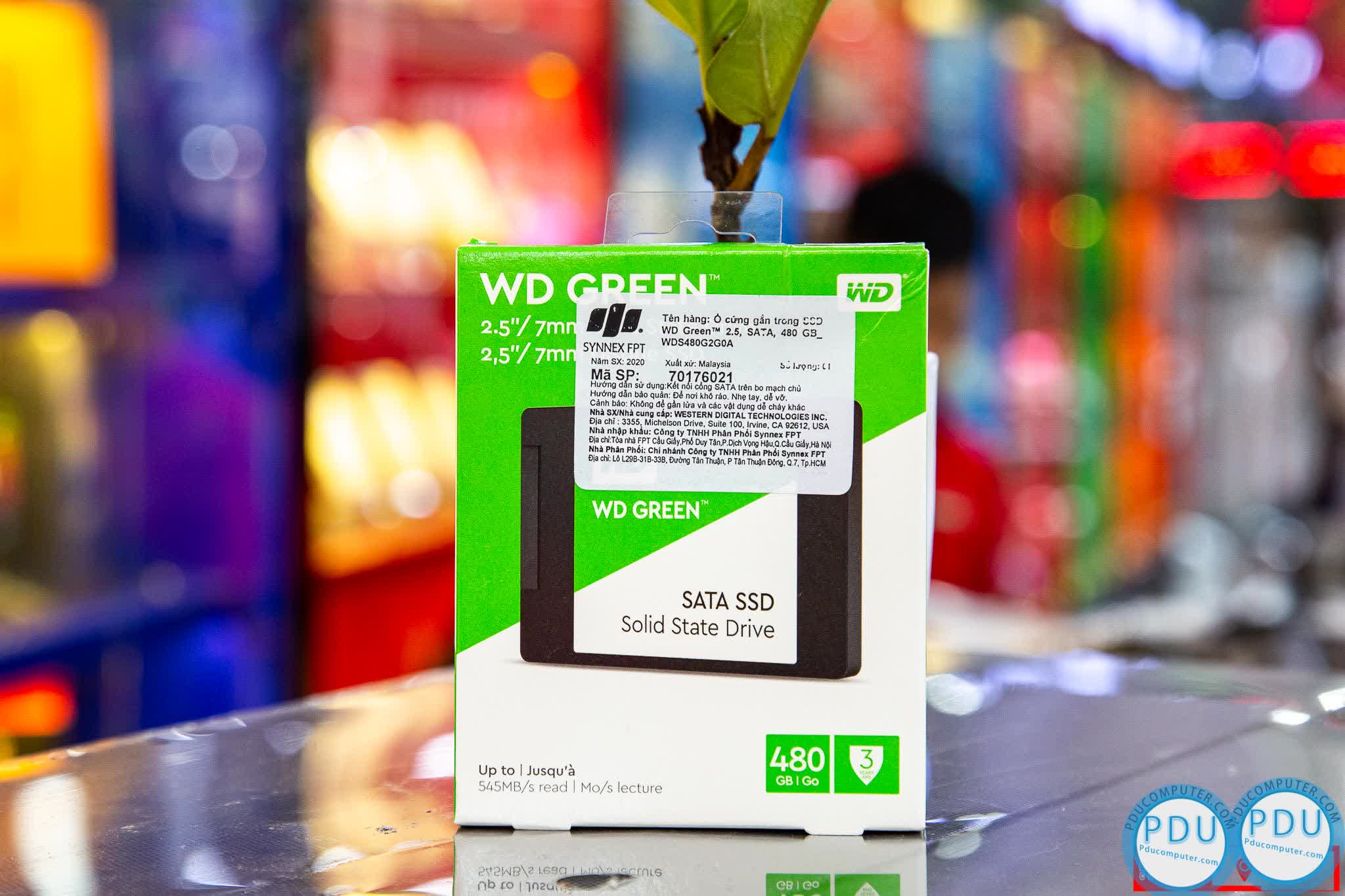 Ổ cứng SSD WD Green 480GB SATA 2.5 inch (Đọc 540MB/s - Ghi 450MB/s) - (WDS480G2G0A)