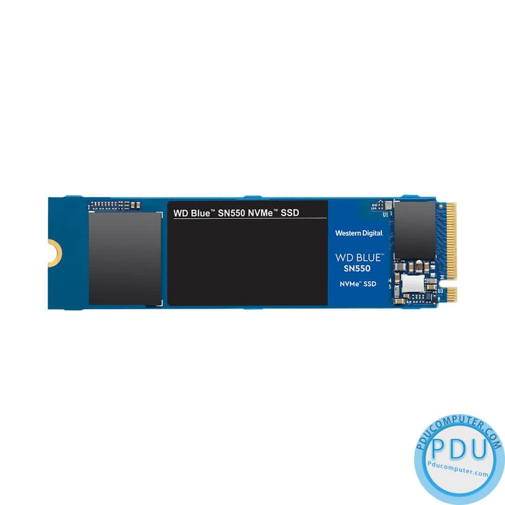 Ổ cứng SSD WD SN550 Blue 1TB M.2 2280 PCIe NVMe 3x4 (Đọc 2400MB/s - Ghi 1750MB/s) - (WDS100T2B0C)