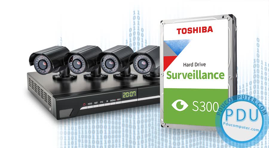 Ổ cứng Toshiba AV S300 8TB 3.5 inch,7200RPM, Sata 3 6Gb/s,256MB Cache (HDWT380UZSVA)